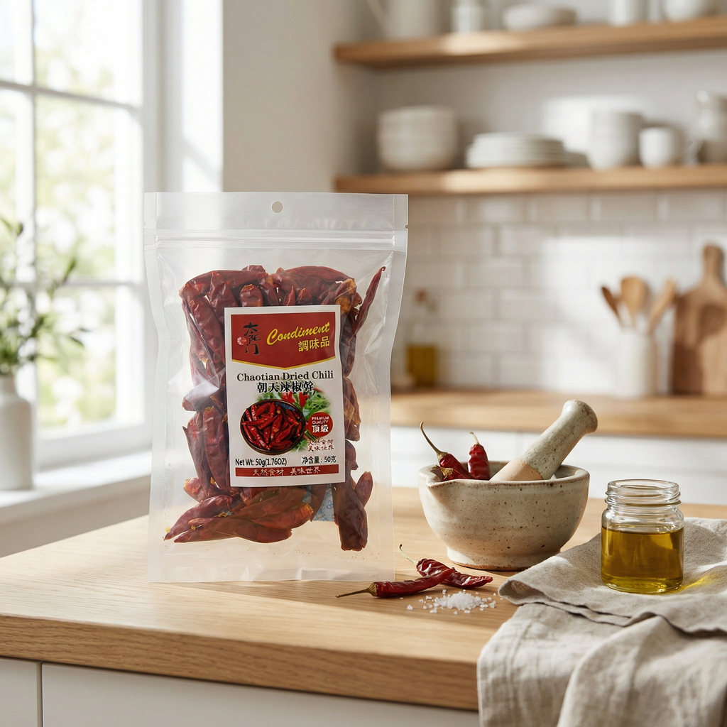 Taiyangmen Piments Chao Tian séchés - 50 g