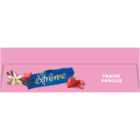 EXTRÊME Cônes glacés Fraise Vanille x6 426g