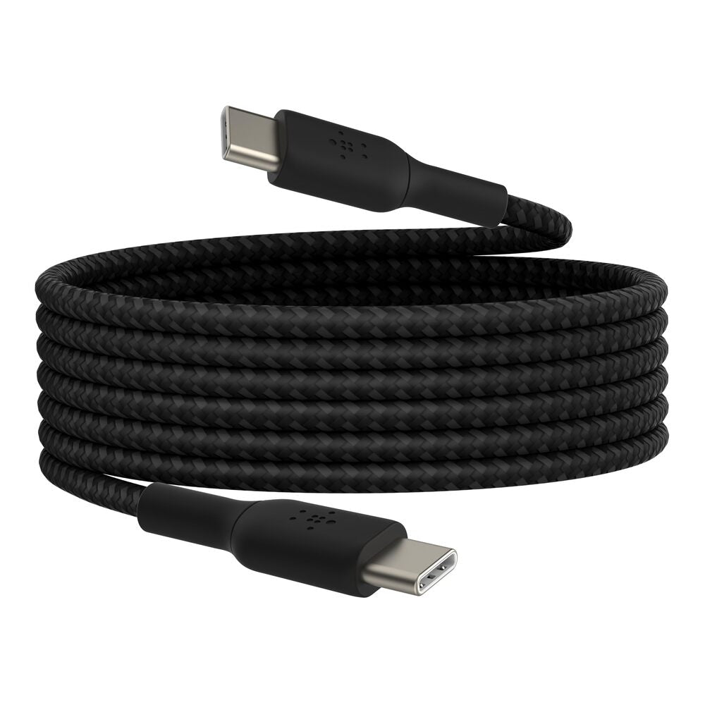 Belkin BoostCharge Câble USB-C vers USB-C tressé 2 m Noir