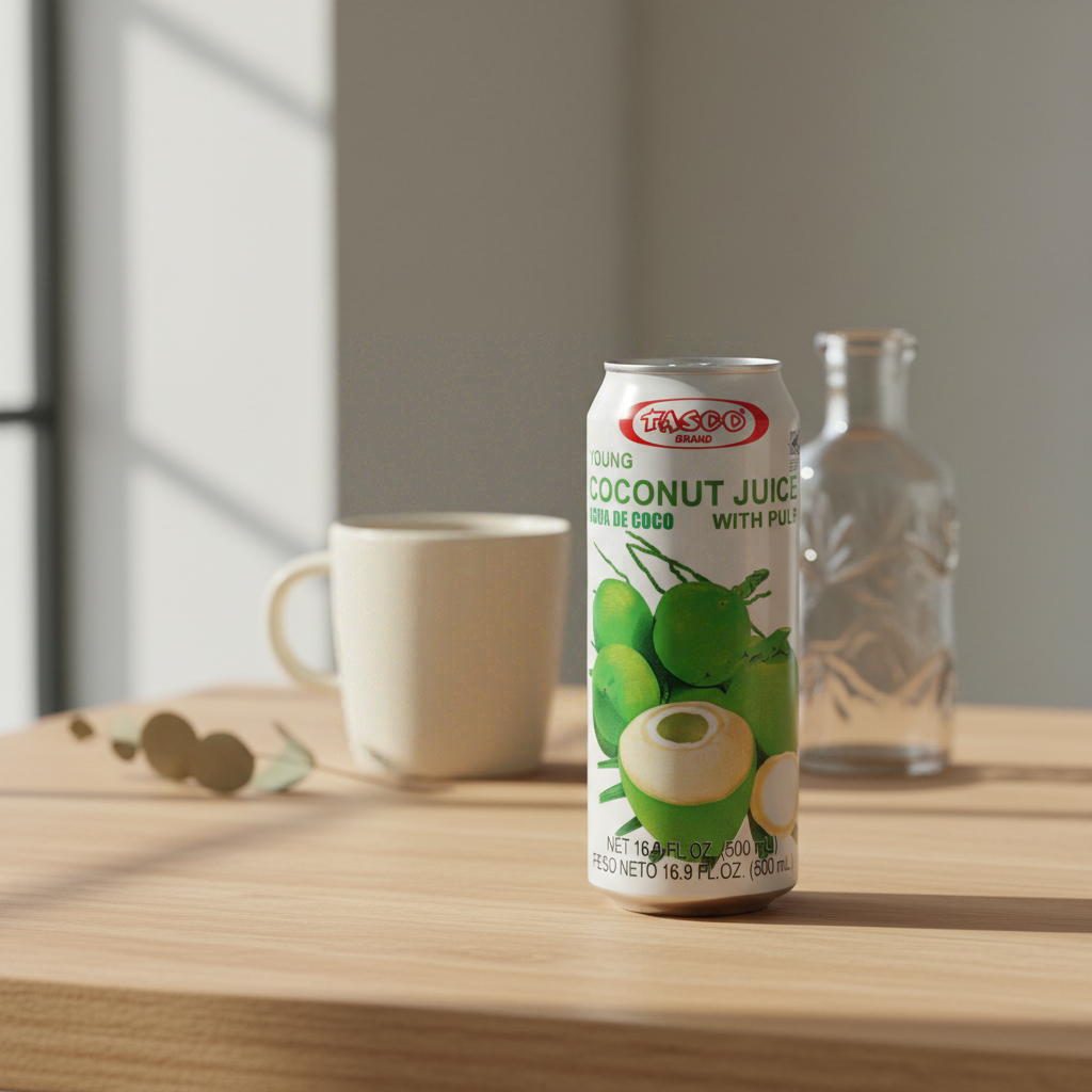 TASCO Jus de noix de coco avec pulpe (boîte) 500 ml