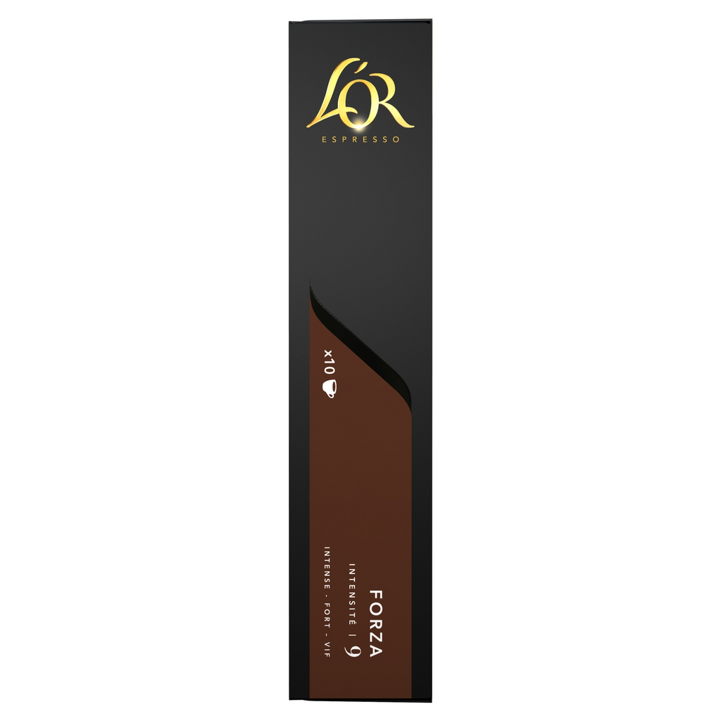 L'OR Capsules Espresso Forza compatible Nespresso - 10 capsules