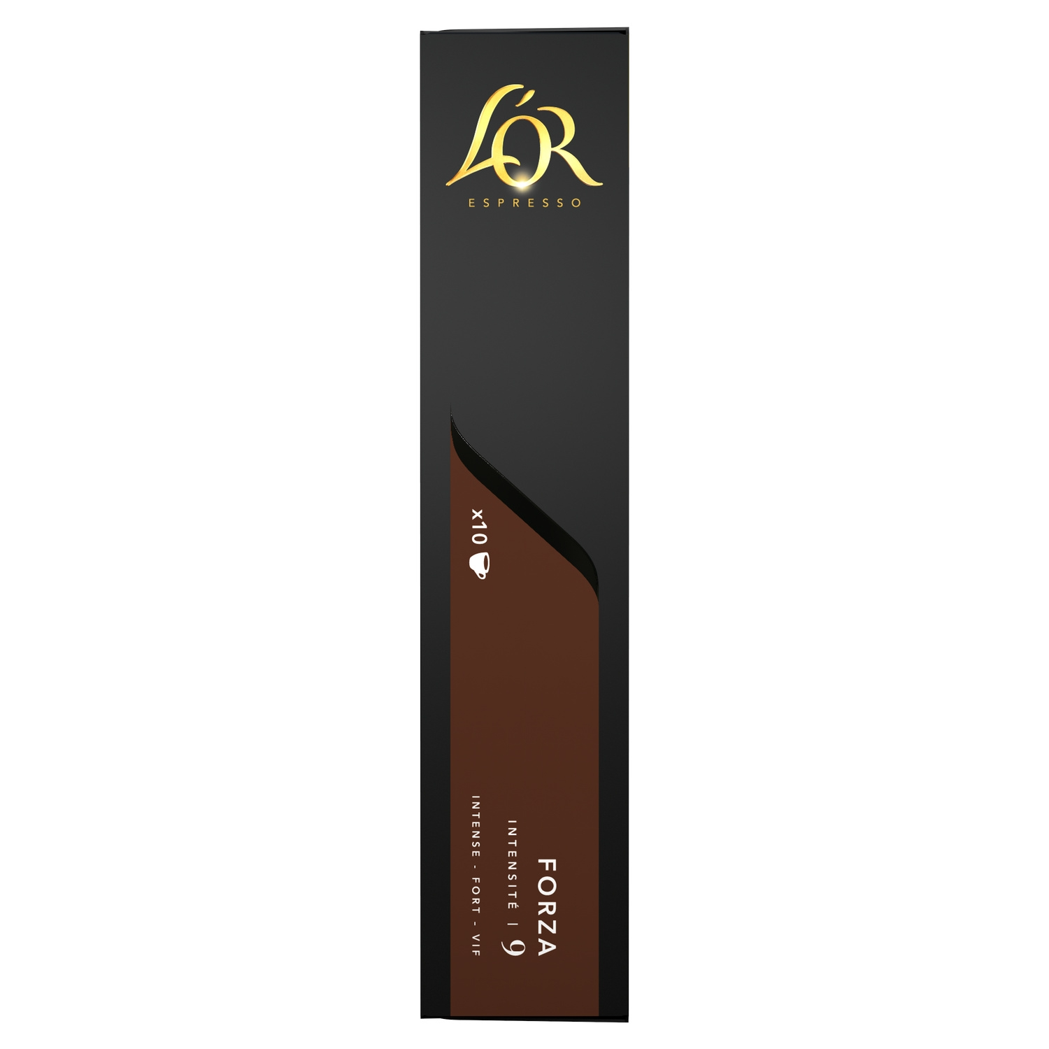 L'OR Capsules Espresso Forza compatible Nespresso - 10 capsules