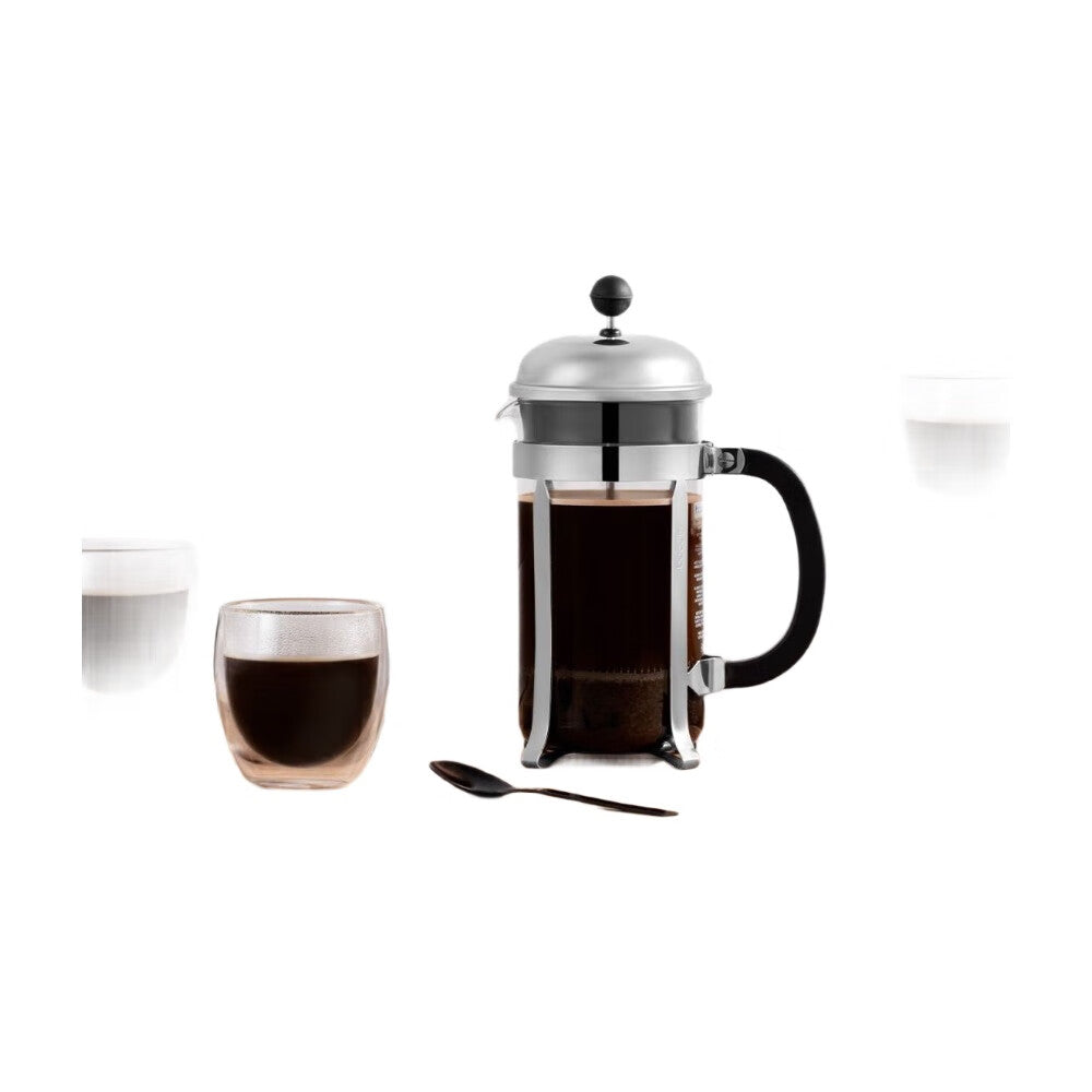 Bodum Cafetière à piston CHAMBORD 1 L + 4 tasses PAVINA 250 ml