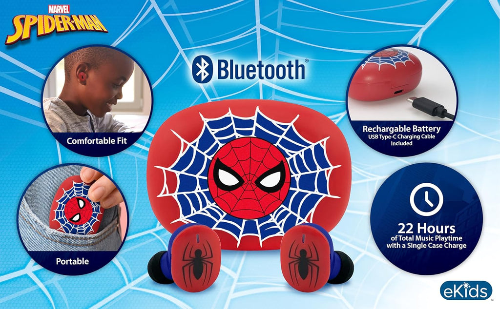 Écouteurs sans fil Spider-Man