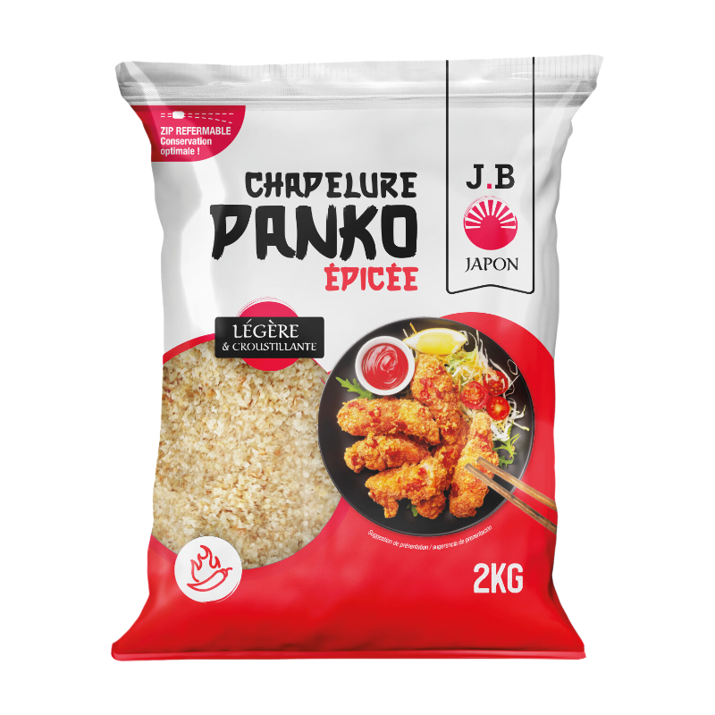 J.B JAPON Chapelure panko épicée 2 kg