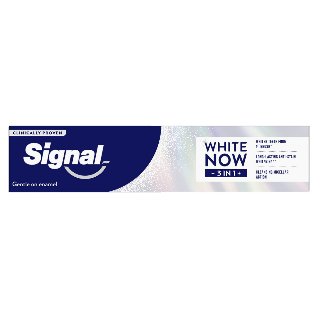 Signal Dentifrice White Now 3-en-1 Blancheur, 75 ml