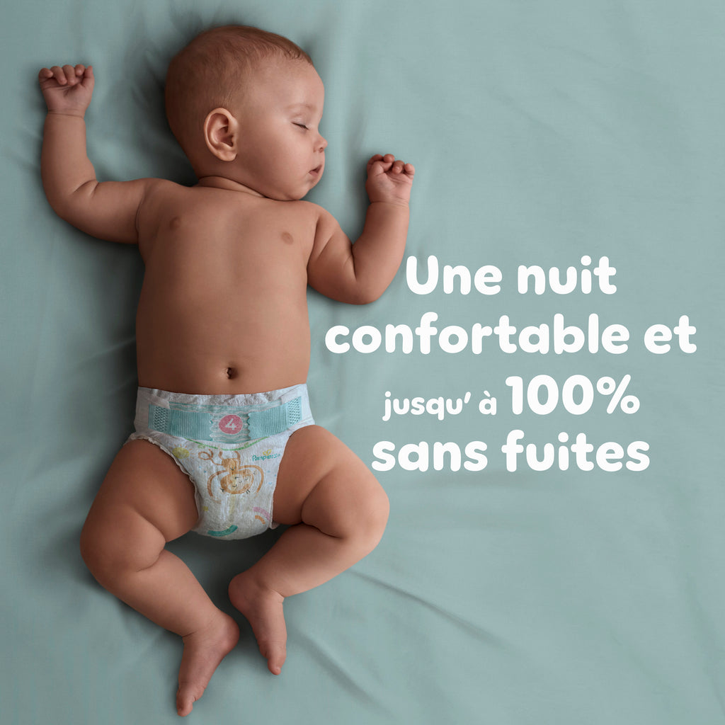 Pampers Baby-Dry, taille 4+, 28 couches