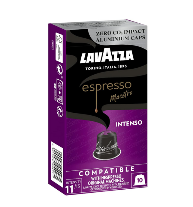 LAVAZZA Capsules Compatibles Nespresso Intenso 10 capsules