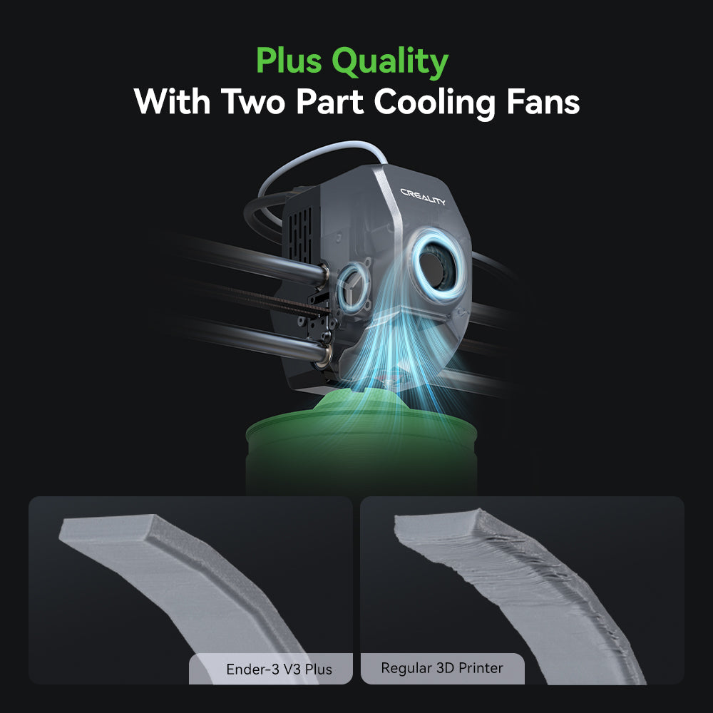 Creality Ender-3 V3 Plus Imprimante 3D CoreXZ 600 mm/s Nivellement automatique Extrudeuse à entraînement direct 300 x 300 x 330 mm