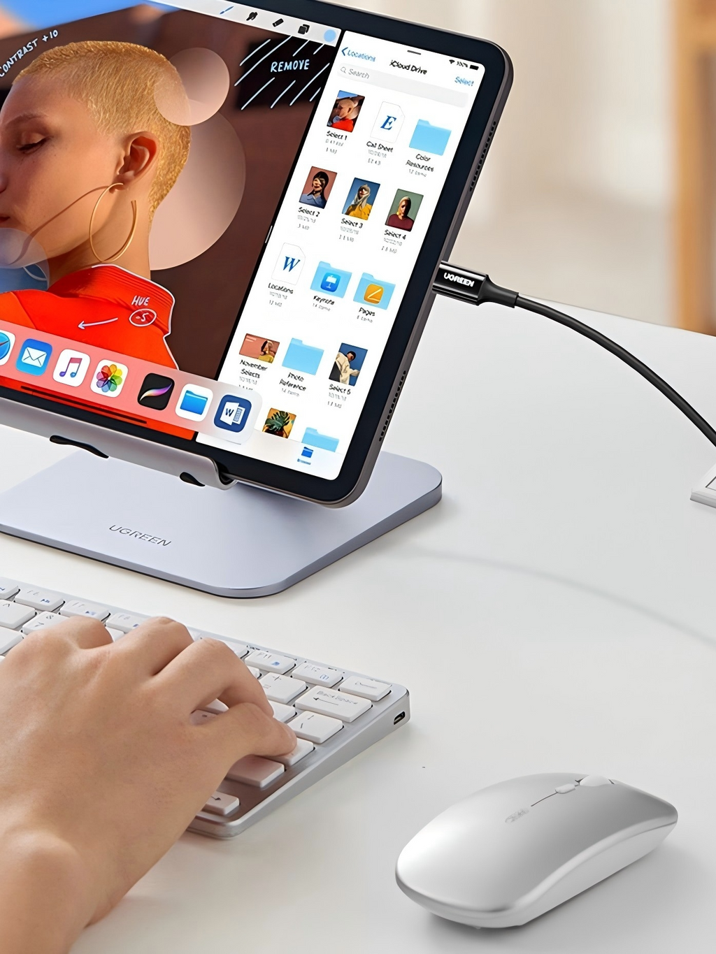 UGREEN US300 Câble USB-C / USB-C 480 Mb/s 5 A 1 m - Noir