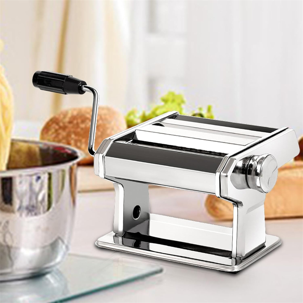 Machine à nouilles Huacan, machine à presser des nouilles manuelle, petite machine à presser des nouilles multifonction domestique, machine à peau de raviolis