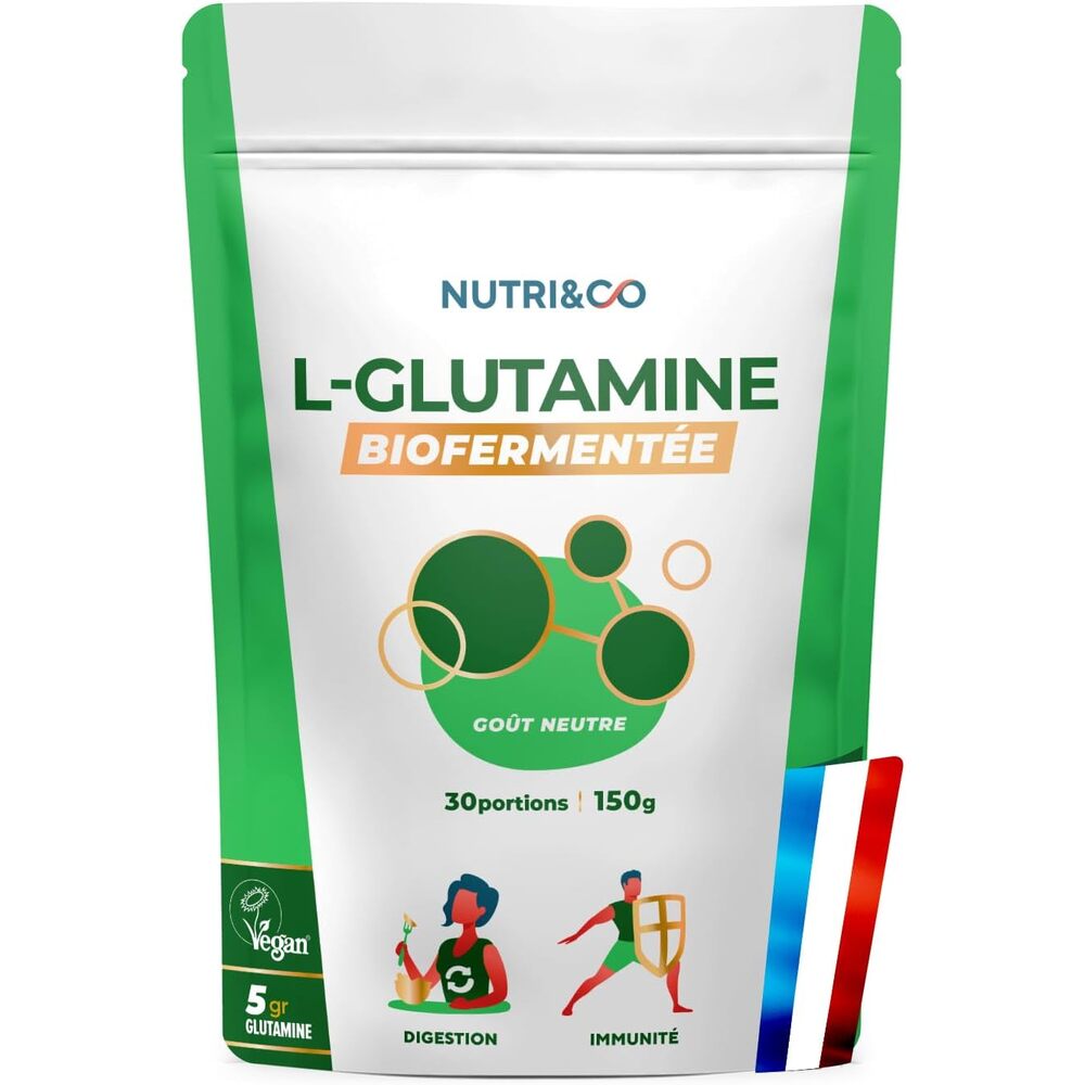 Nutri&Co L-Glutamine en poudre - 150 g