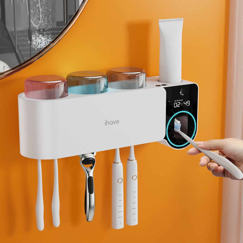 iHave F903 Stérilisateur de brosse à dents avec porte-brosse à dents
