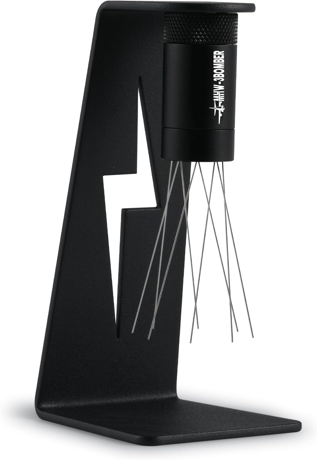 MHW-3BOMBER Outil WDT , outil de distribution d'espresso avec support magnétique, portée réglable, mélangeur à aiguilles de café, acier inoxydable 304, 8+6 aiguilles, 0,4 mm, T6126