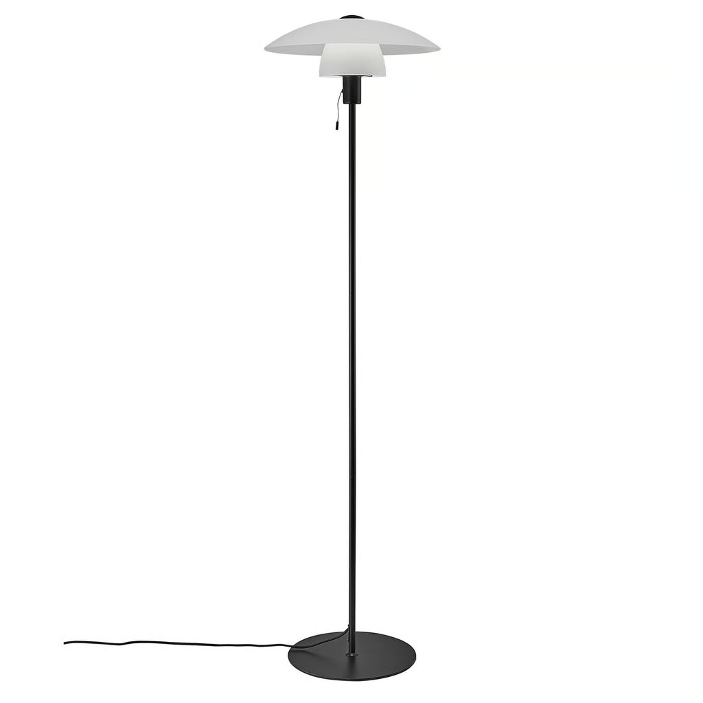 Lampadaire VERONA verre noir IP20 E27 - Nordlux, Intérieur