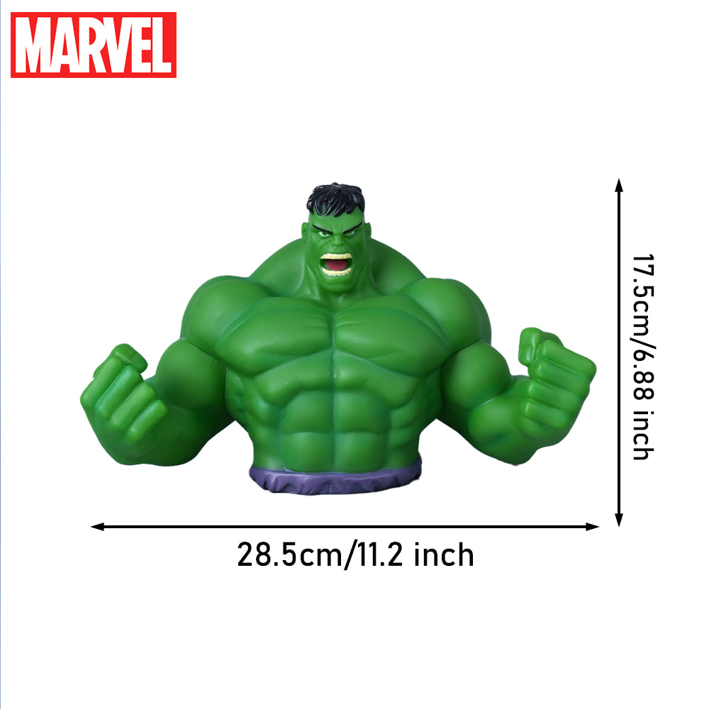 Tirelire Marvel Hulk Verte Officielle 3D en PVC – Figurine Collectible Étanche et Antichoc pour Pièces, Décoration de Bureau ou Cadeau Économies
