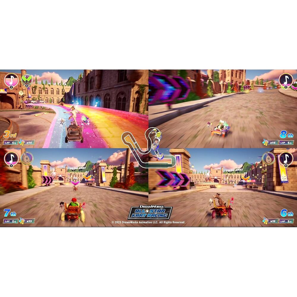 Dreamworks all-star kart racing - switch - version française