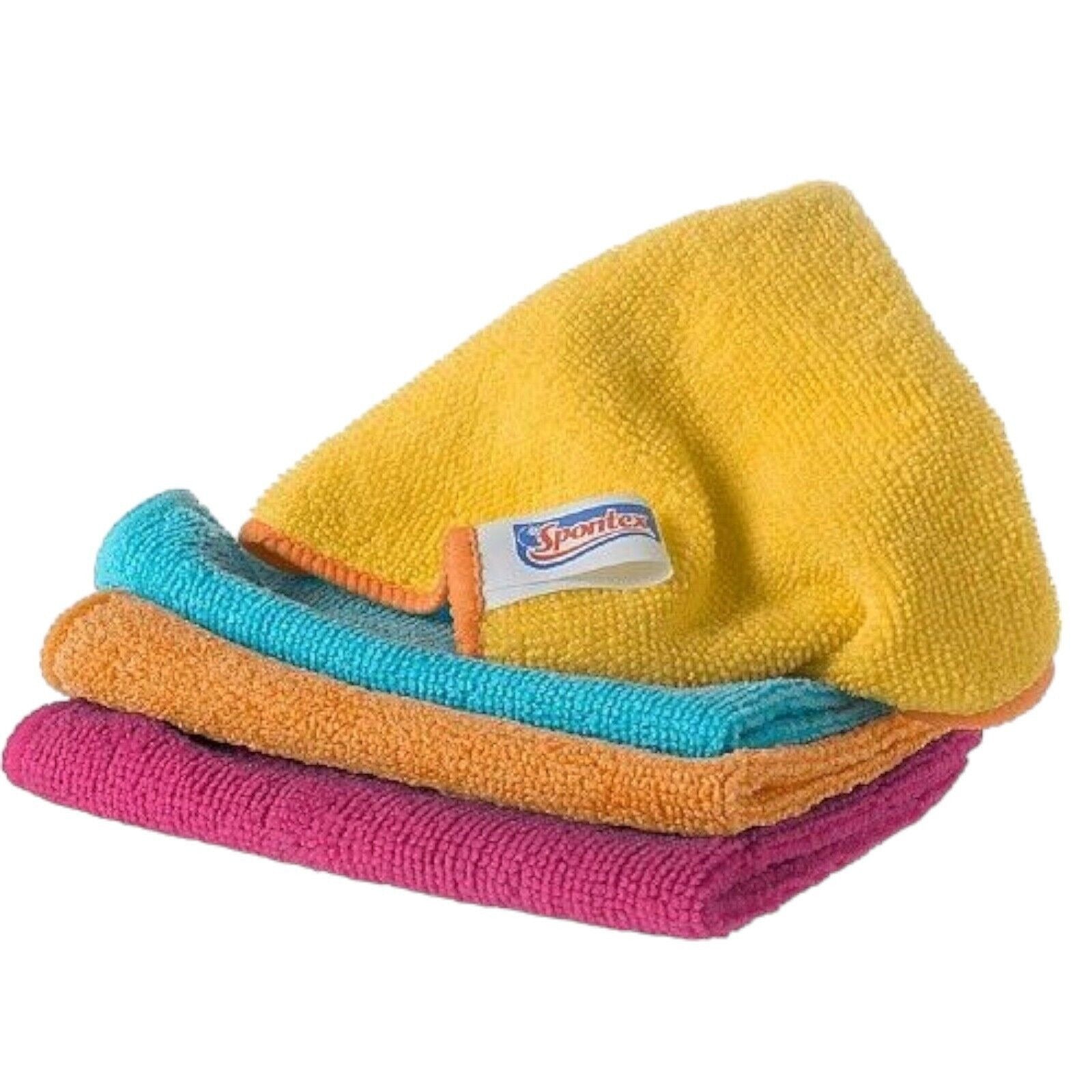 SPONTEX Chiffons microfibre multi-usages super absorbants 30 x 30 cm 8 chiffons