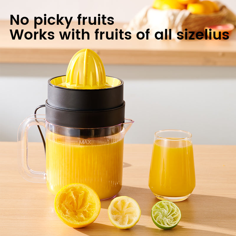 ochama Presse-Agrumes Électrique, Presse-Orange Semi-Automatique, Extracteur de Jus 1,4L Grande Capacité 30W pour la Maison, Oranges Citrons Agrumes