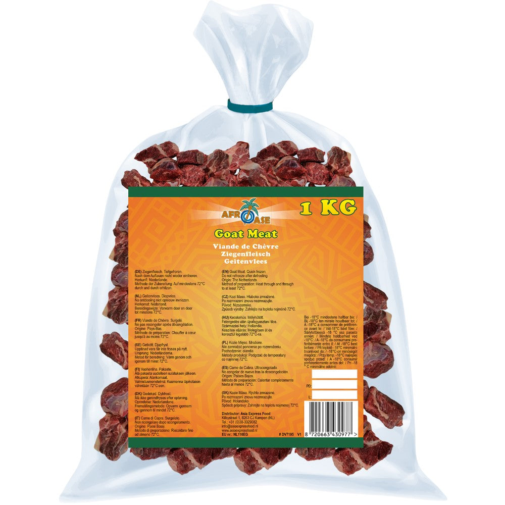 AFROASE Viande de chèvre 1000 g