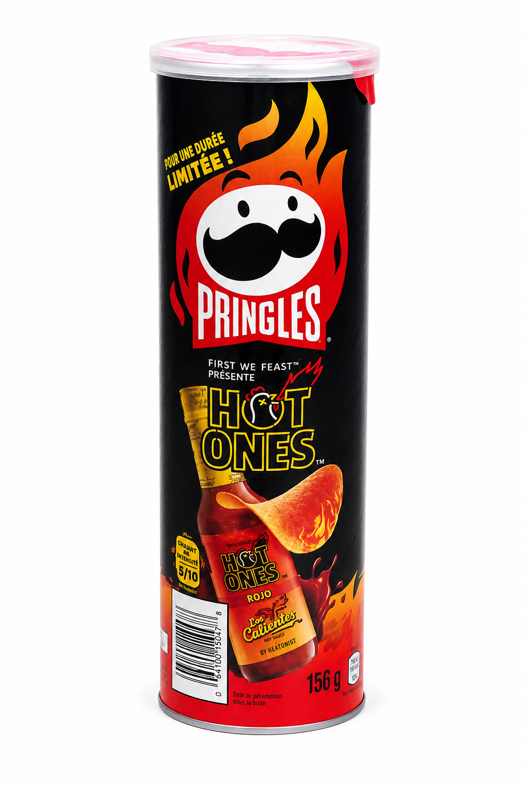 PRINGLES Chips Hot Ones saveur Rojo 156 g