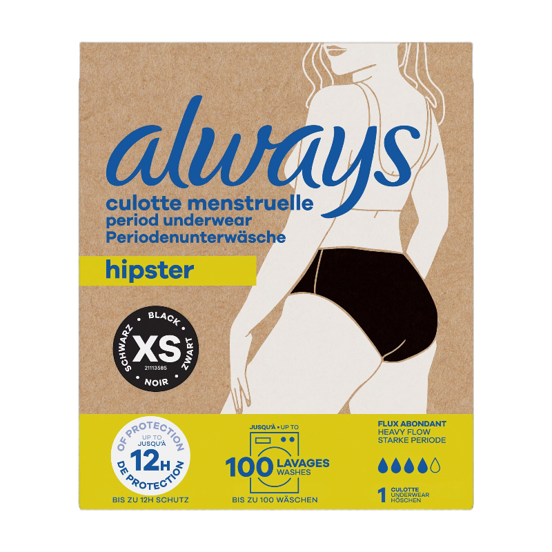 ALWAYS - Culotte menstruelle - XS - Éco-pack - 1 unité
