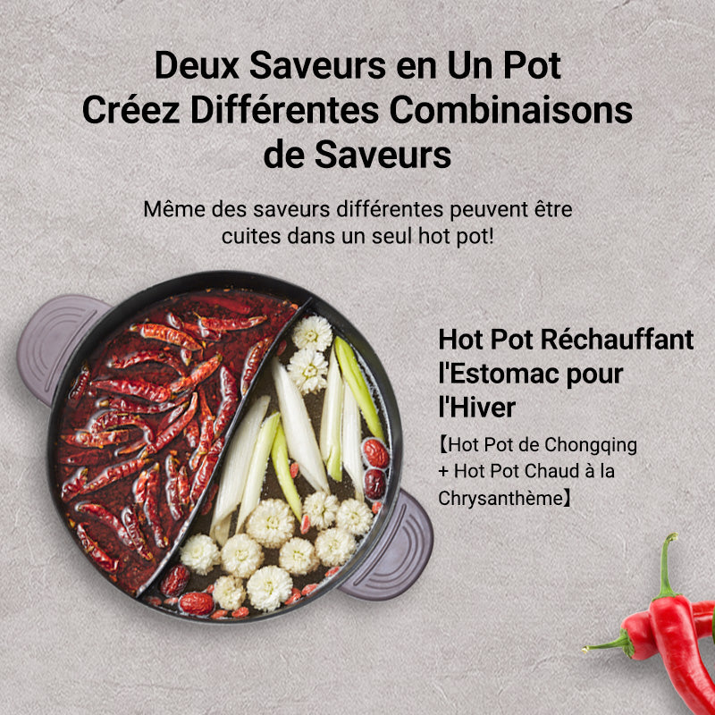 Bear Marmite électrique DHG-B60R6 Double cuve - 6 L - 1500 W - 0-210 °C