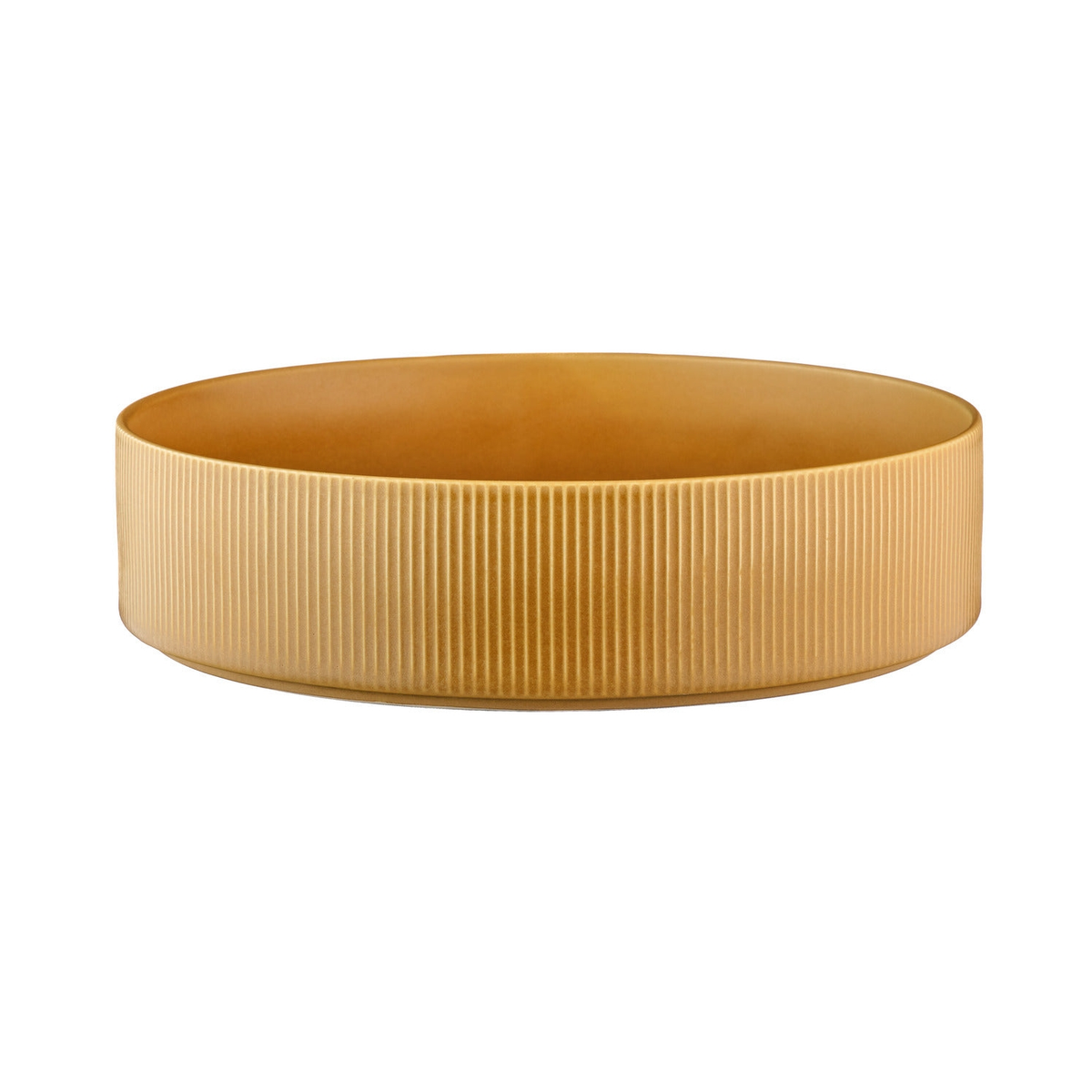 Björn Lot de 2 saladiers SCANDI Ø 21,5 cm et Ø 27,5 cm - Ocre