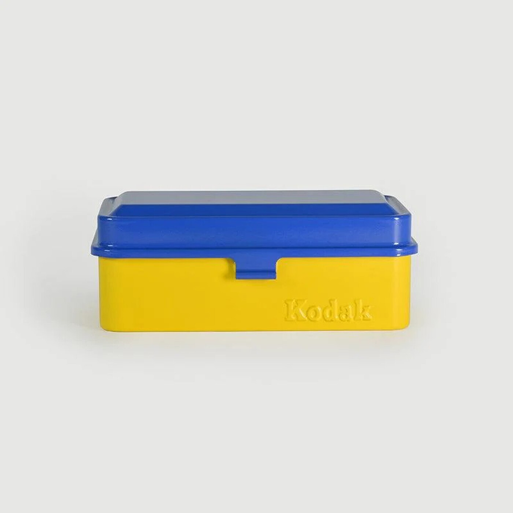 Kodak Boîte de rangement en métal pour film 120/135 mm, bleu