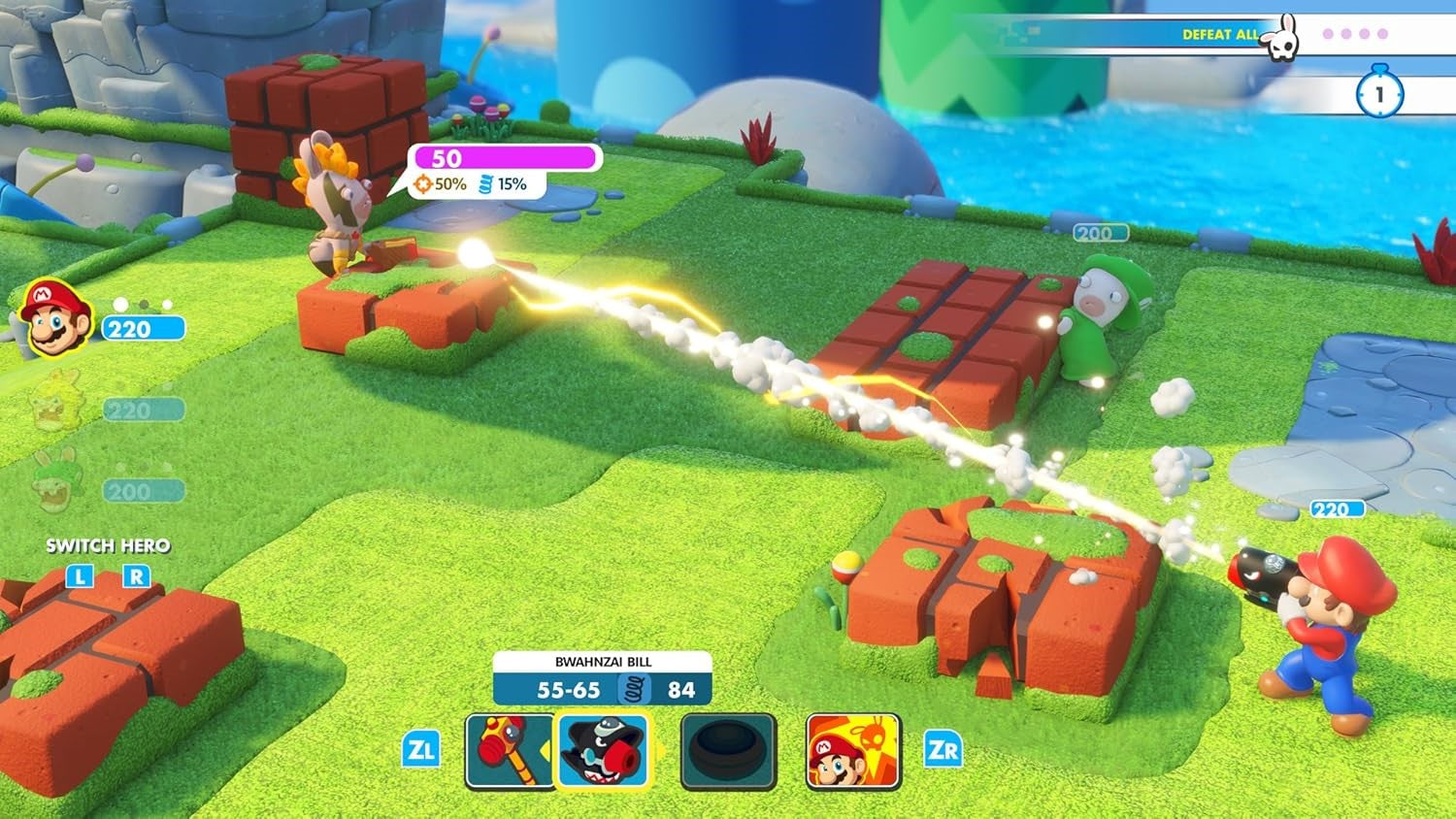 Ubisoft Mario + Les Lapins Crétins Kingdom Battle - Code de téléchargement - Switch - Version française
