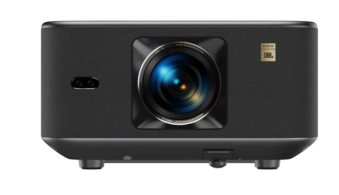 Vidéoprojecteur intelligent YABER K3, 1080p natif, 1000 lumens ISO, deux haut-parleurs stéréo intégrés de 15 W avec Dolby Audio, son par JBL, mise au point automatique