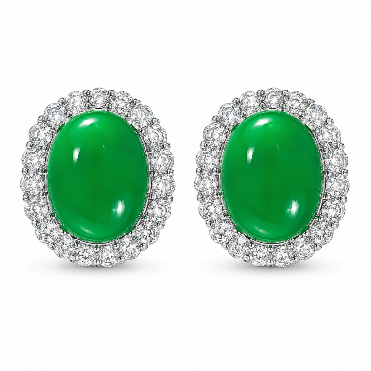 VoxorAI Boucles d'oreilles puces en calcédoine naturelle verte, Boucles d'oreilles, Boucles d'oreilles, Boucles d'oreilles, Boucles d'oreilles Toutes saisons
