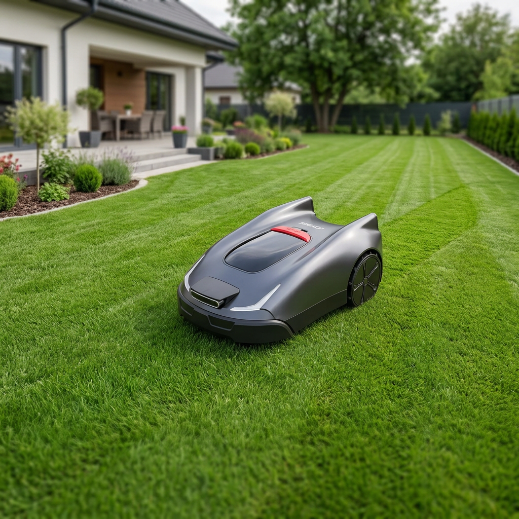 Robot tondeuse Joybee K2, sans fil périphérique, entièrement automatique pour jardins de 3000 m², navigation RTK+Vision, gestion virtuelle multi-zones, contrôle par application
