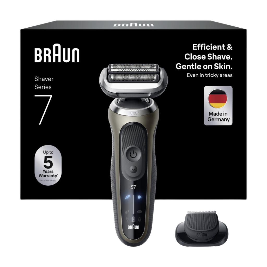 BRAUN Série 7 72-C1200s Rasoir à technologie AutoSense de précision sur peau sèche ou humide