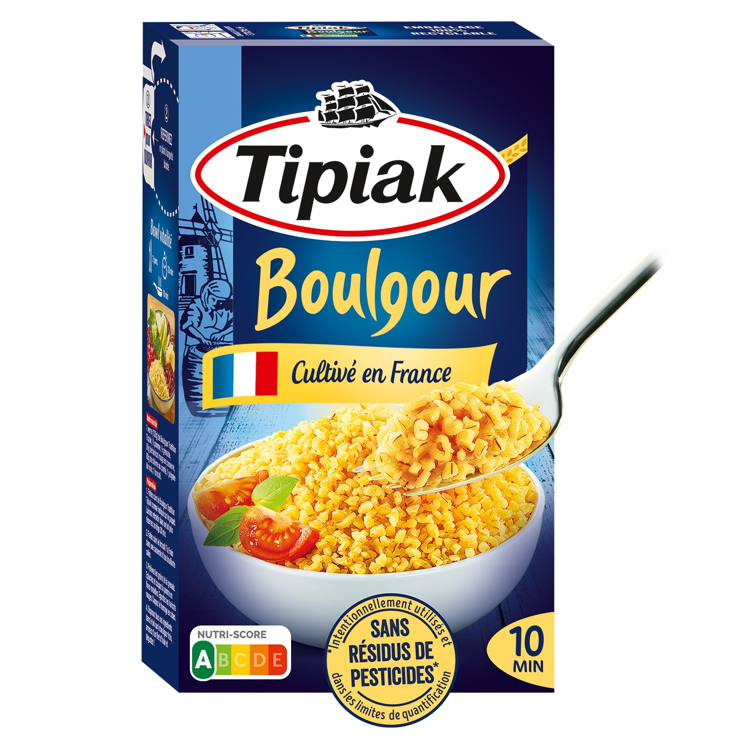 TIPIAK Boulgour Tendre et Fondant 8min 450g