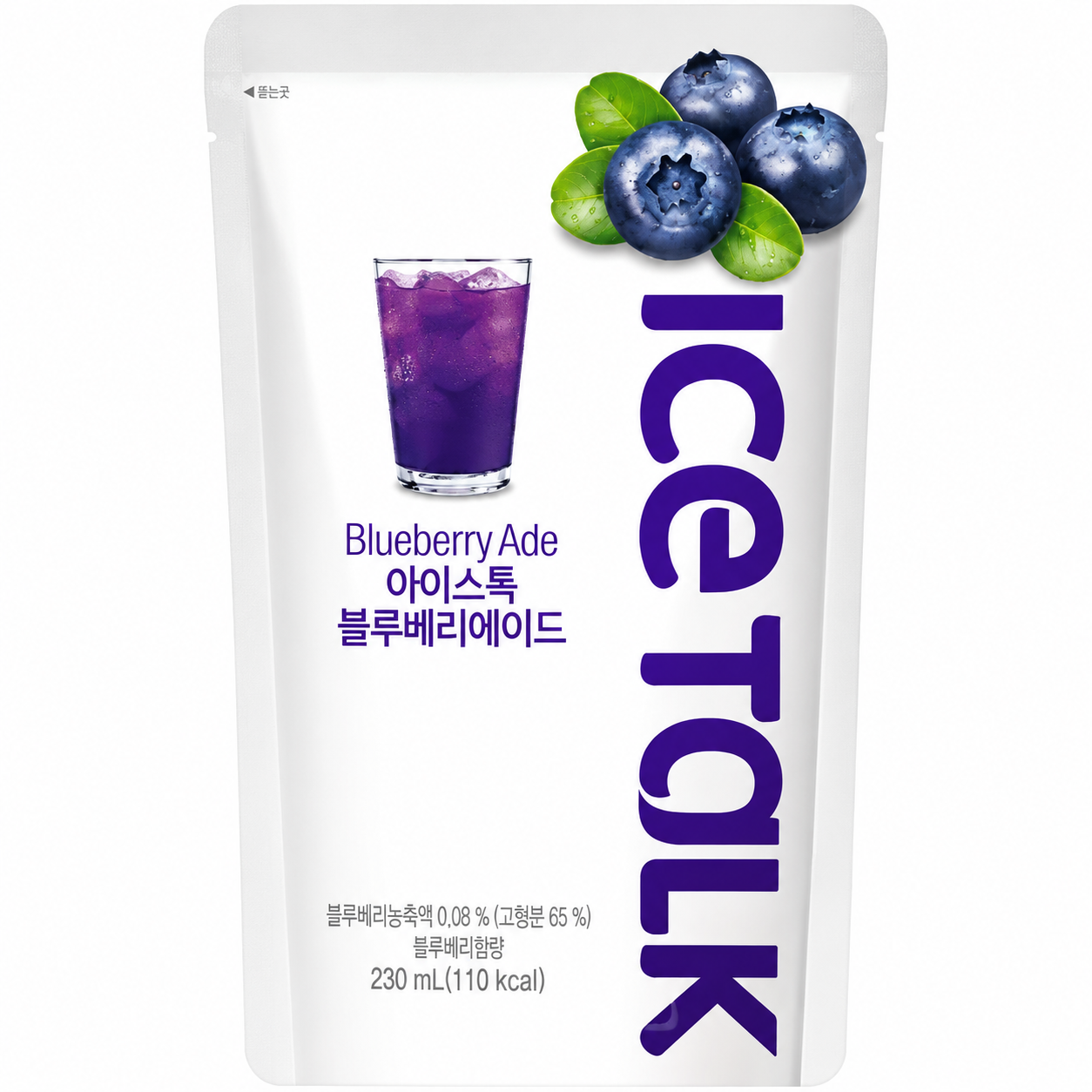 Ice Talk Boisson au raisin 230 ml