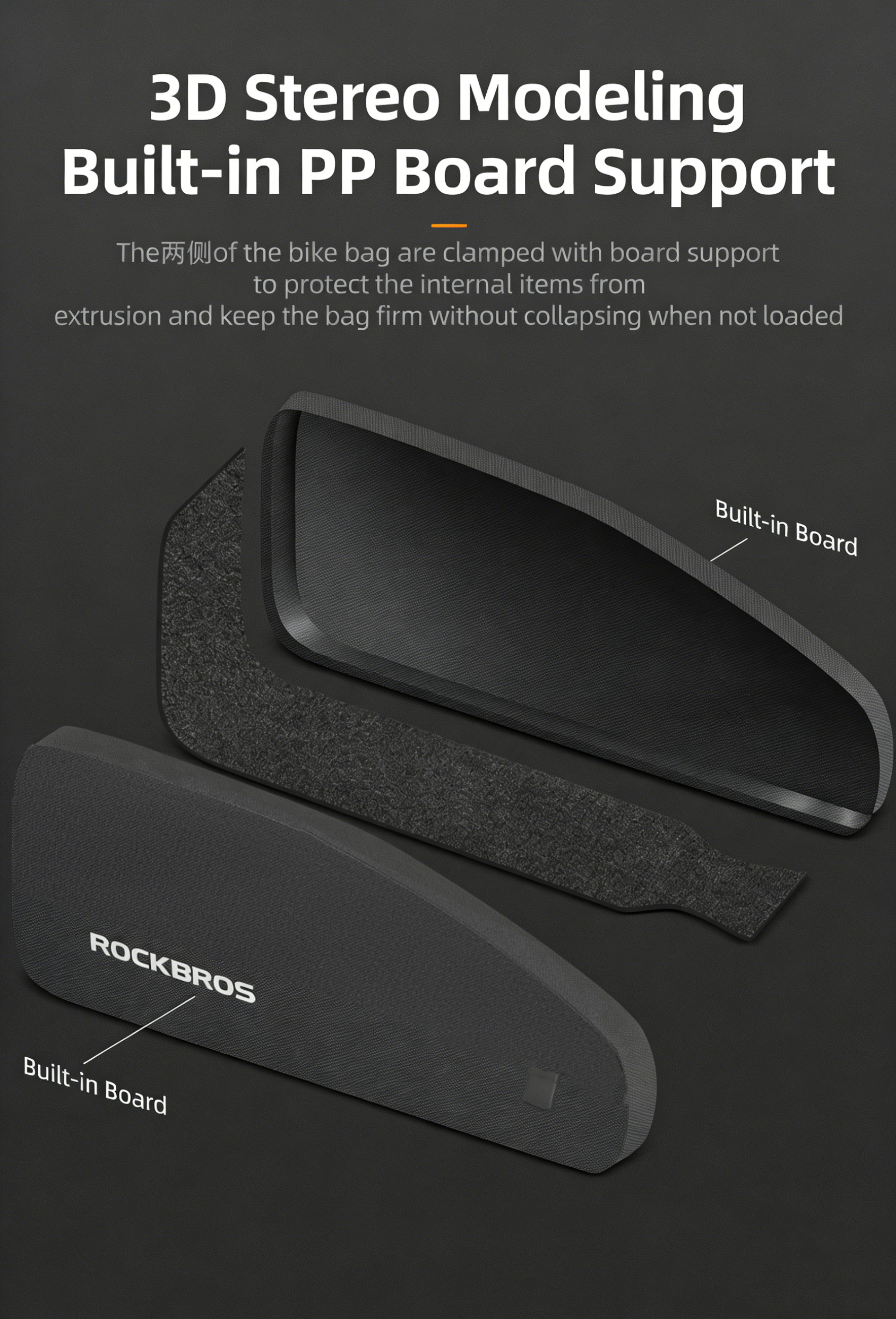 Sac de rangement de cadre avant imperméable, sac de selle de vélo compact pour tubes supérieurs, pour vélos de route, VTT et vélos de gravel