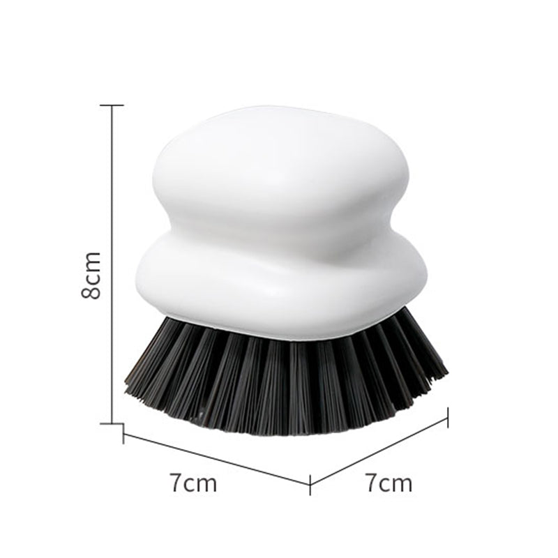 JORDAN&JUDY Brosse de nettoyage ménager anti-taches, Brosse à récurer les casseroles, Brosse à vaisselle - 1 pièce manche court