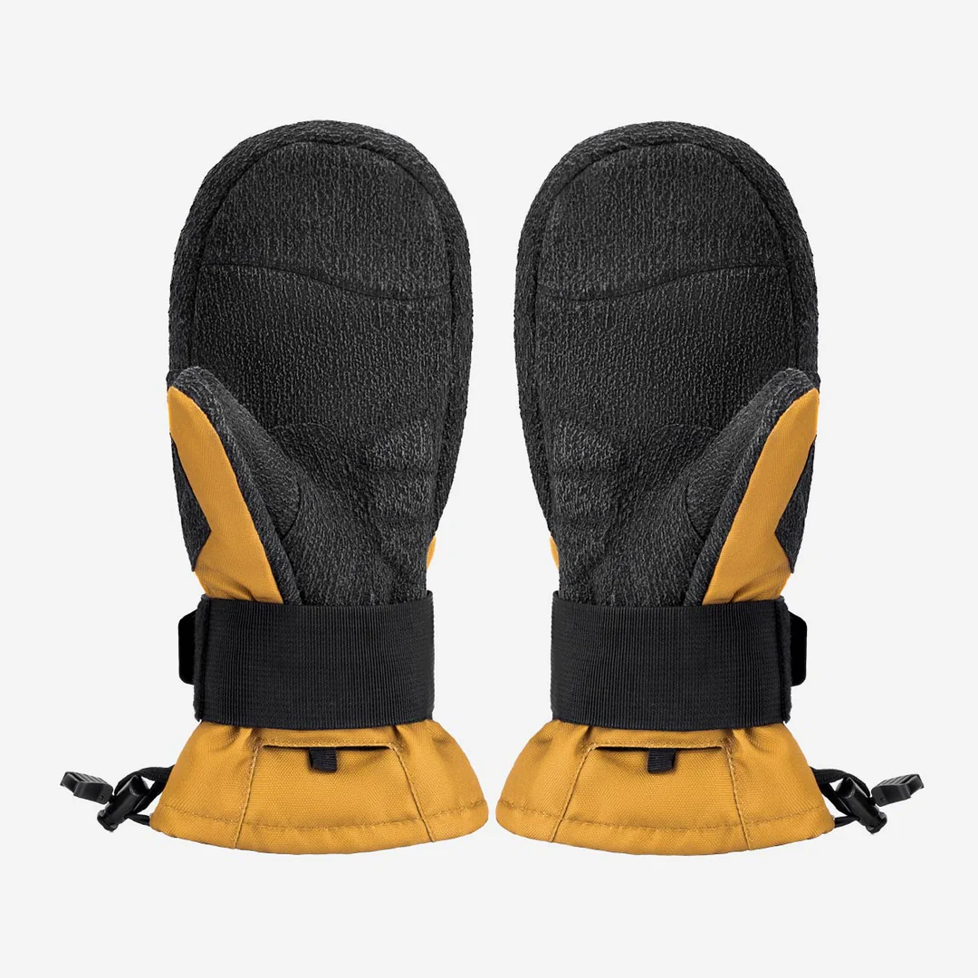 OutdoorMaster Mitaines de ski imperméables 3M et KEVLAR pour hommes et femmes brun - Taille L