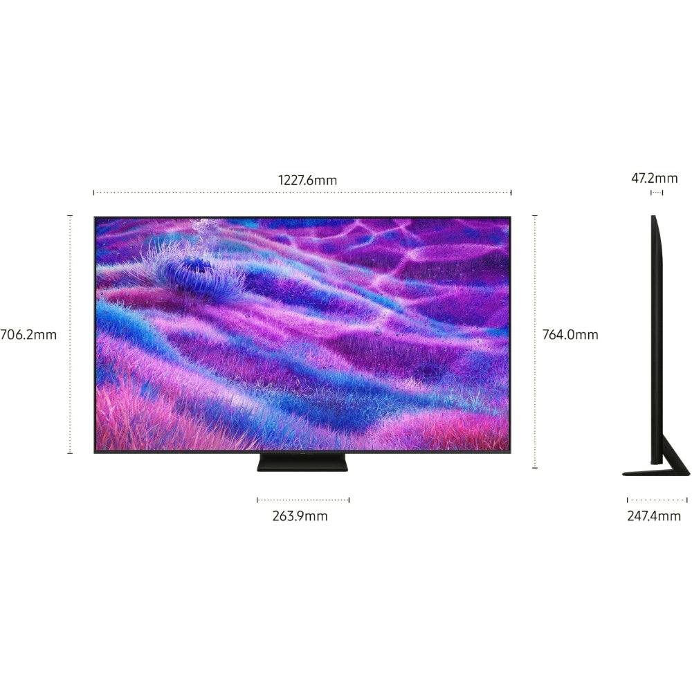 Samsung 55QN80F Smart TV 55" 4K Ultra HD Wi-Fi - Argent