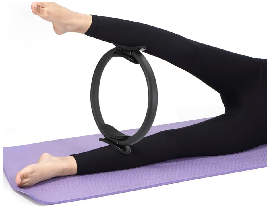 Capelli Sport Anneau de pilates diamètre 42 cm léger cercle magique de yoga, appareil d’exercice pour tronc, cuisses et bras pour yoga, pilates, renforcement musculaire