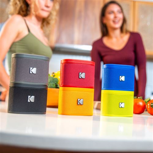 Kodak Soundbrix enceinte Bluetooth jaune