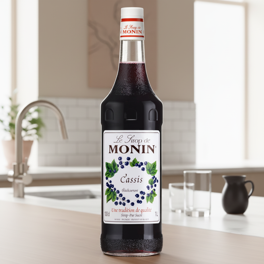 MONIN Sirop saveur cassis - 1 L