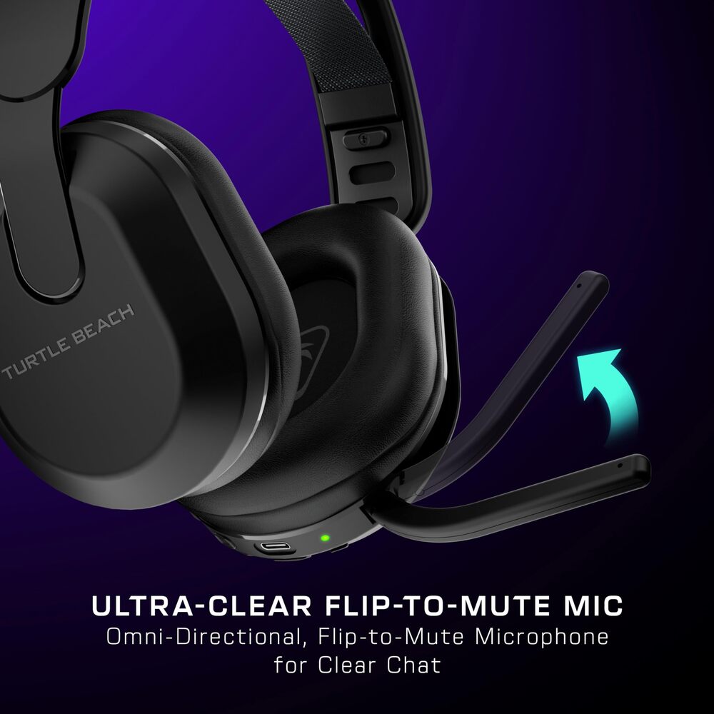 TURTLE BEACH Stealth 500 Xbox Casque Gaming Sans Fil - Micro Muet par Basculement - Xbox Series X|S, Xbox One, PC, Switch 2 & Mobile - Noir
