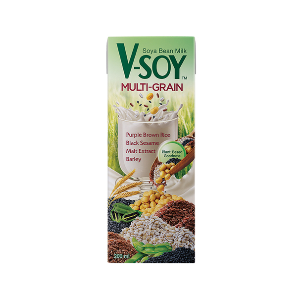 V-SOY Boisson au soja multigrains - 200 ml