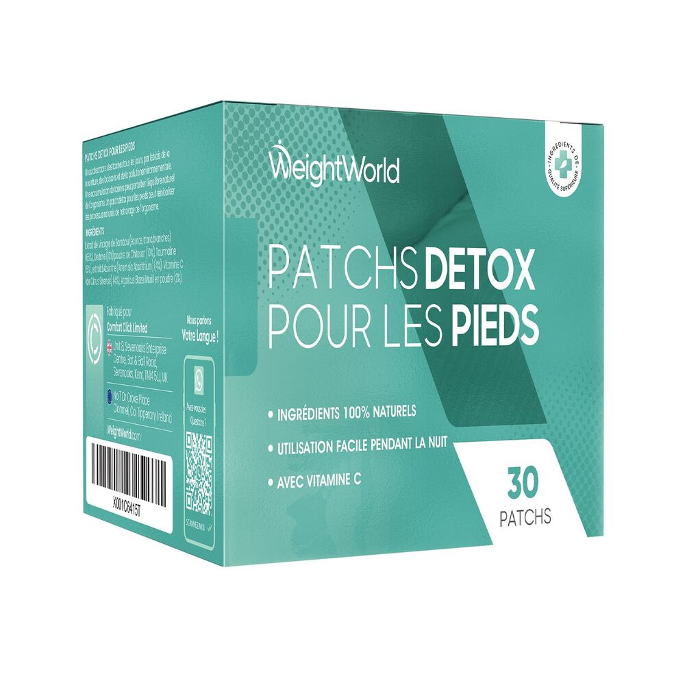 WeightWorld Patchs de pieds détox 30 patchs