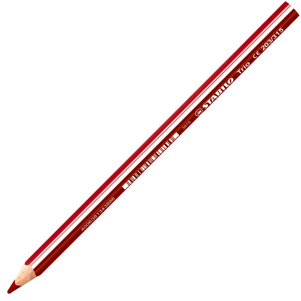 STABILO Trio Crayons de couleur épais, Couleurs assorties, Lot de 24