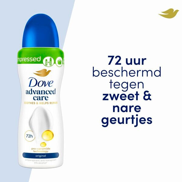 DOVE Advanced Care Original Déodorant Anti-Transpirant Spray 100 ml