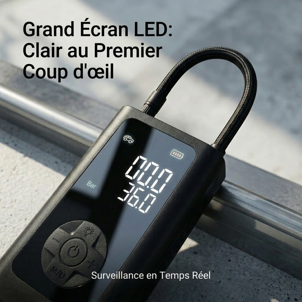 Gonfleur portable Porbi Q19, Noir