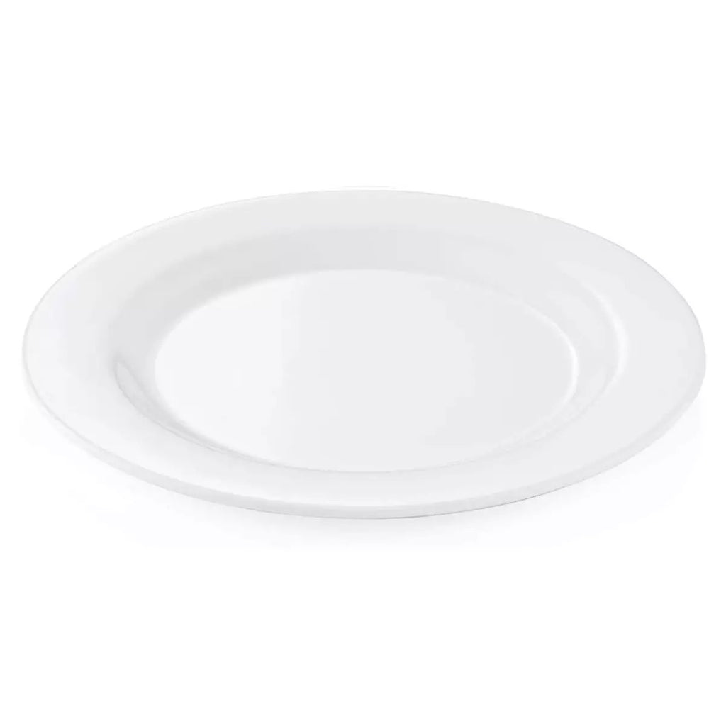 Assiette en plastique - Transparente - 23 cm - Lot de 4